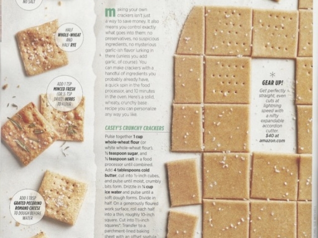 DIY Crackers - Allrecipes Magazine November 2017