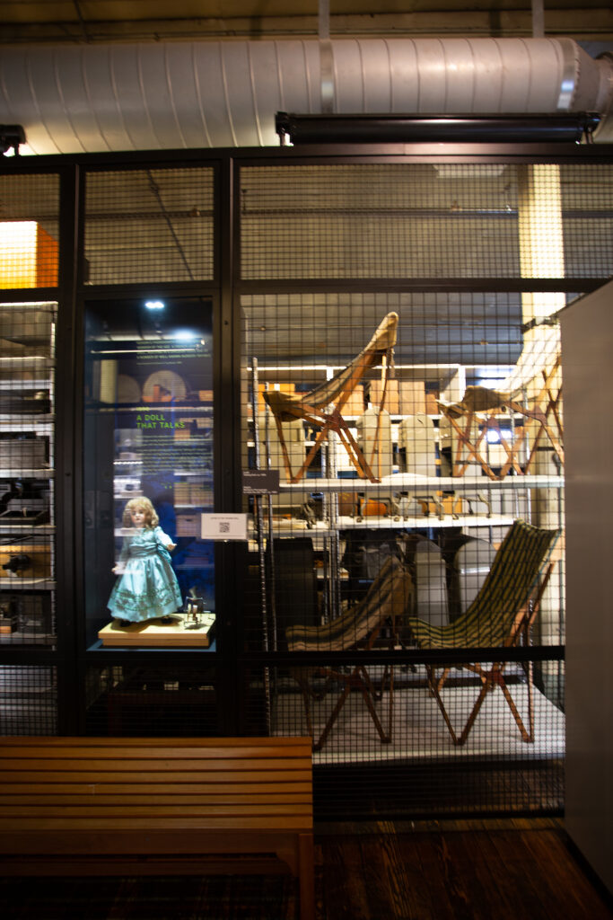 visible storage at Thomas Edison National Historical Park