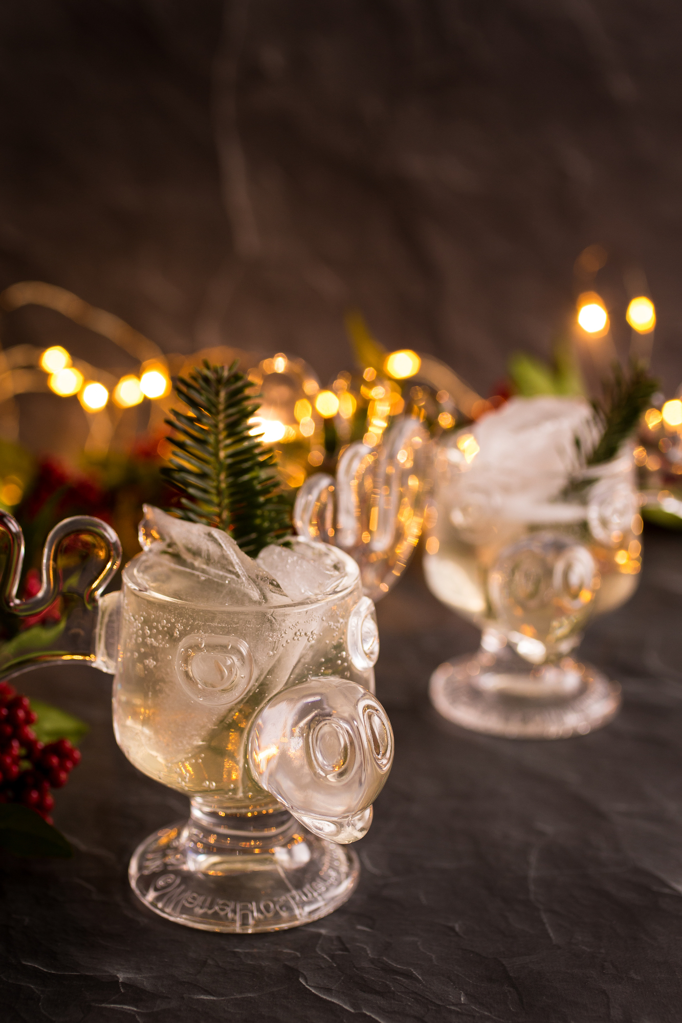 Christmas vacation moose mugs and cocktails