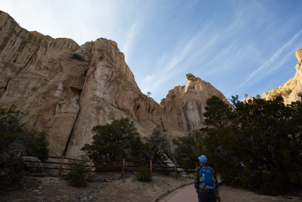 El Morro National Monument cliff wall