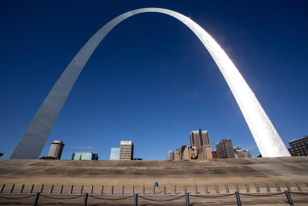 Gateway Arch in St. Louis, Missouri