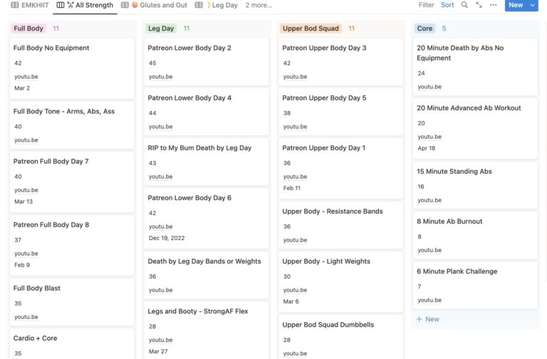 Notion Template: Stuff to Watch Dashboard
