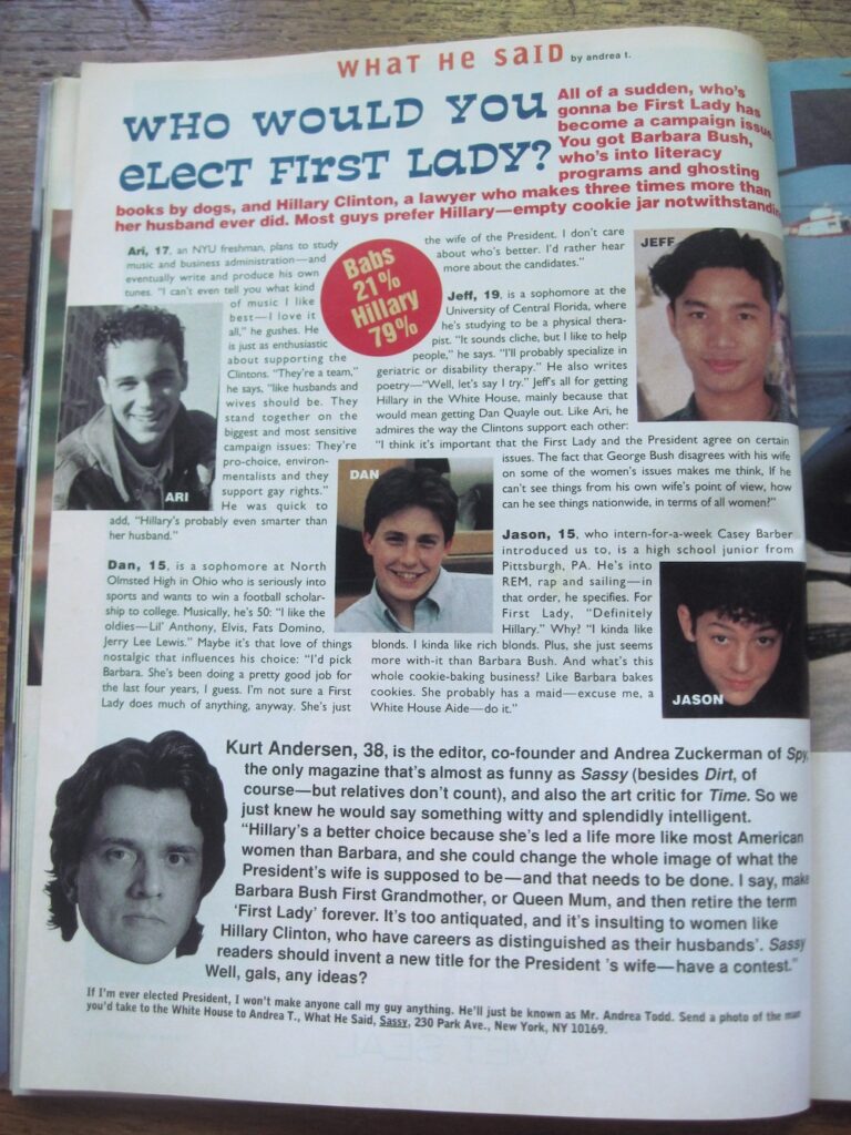 The story of how I interned at Sassy