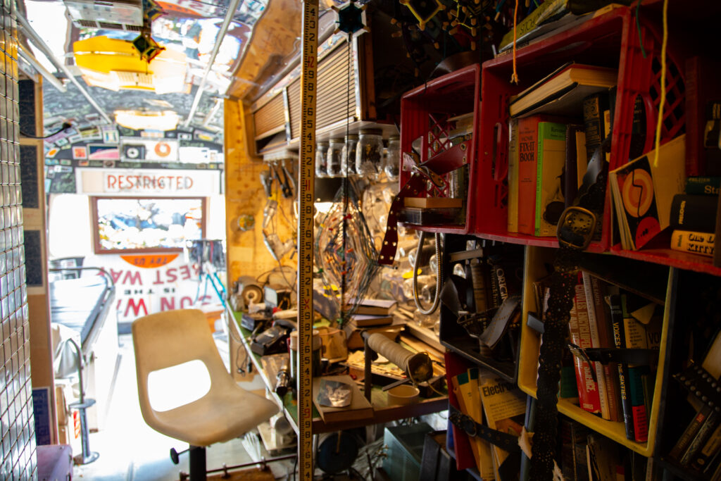 Michael Oatman's Library of the Sun installation at MASS MoCA