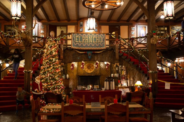 lobby of El Rancho hotel in Gallup, NM