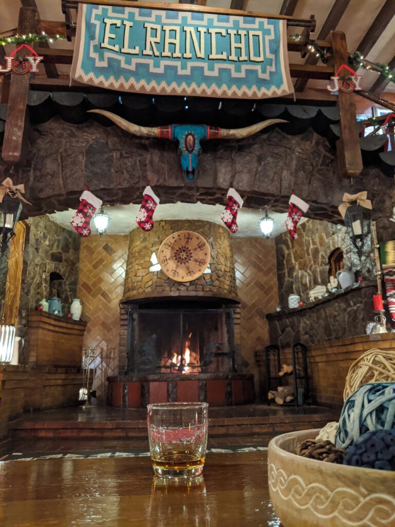 lobby of El Rancho hotel in Gallup, NM