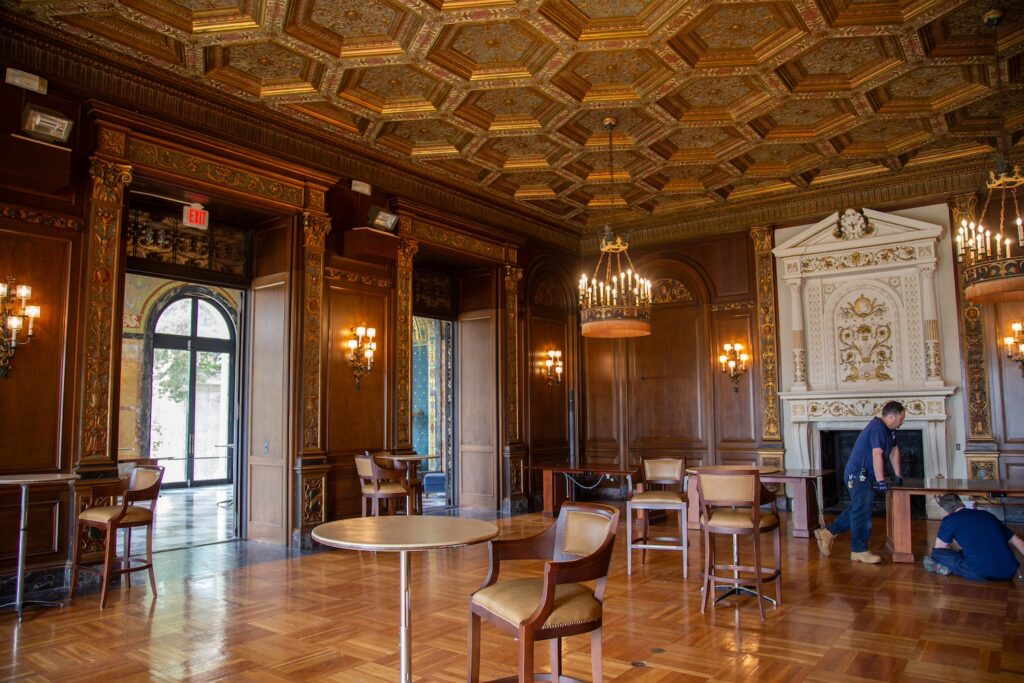 Versailles room at the Great Hall at Shadow Lawn, Monmouth University