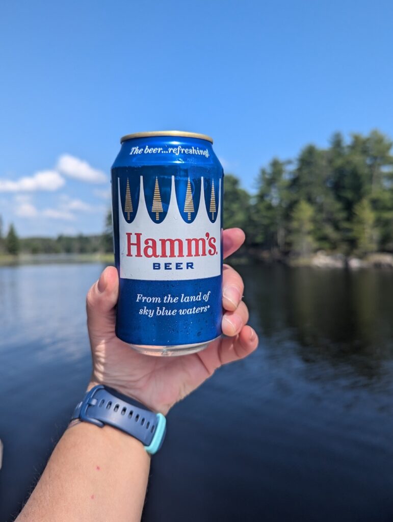 Hamm's beer can