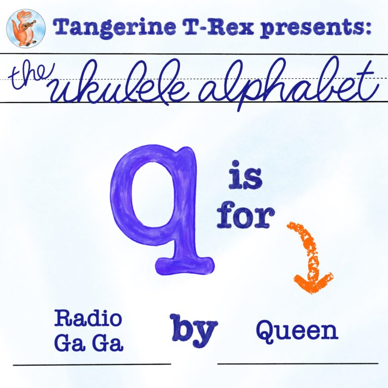 Ukulele Alphabet: Radio Ga Ga by Queen