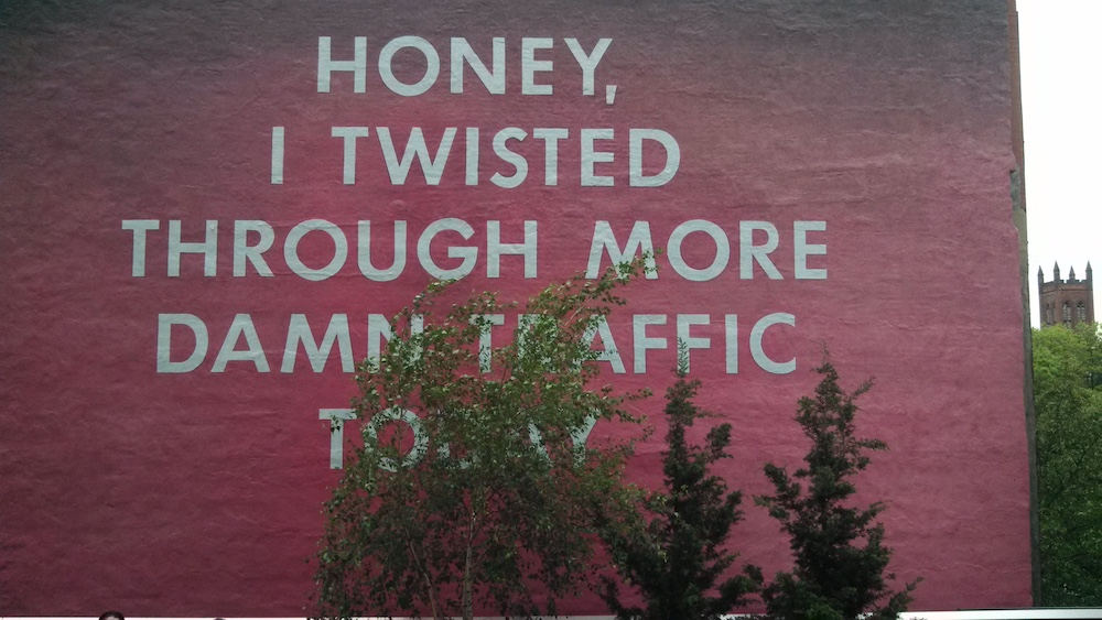 Ed Ruscha High Line mural