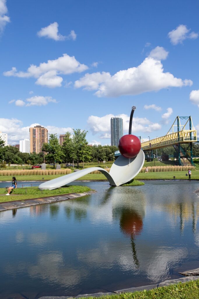 Spoonbridge and Cherry at the Minneapolis Sculpture Garden