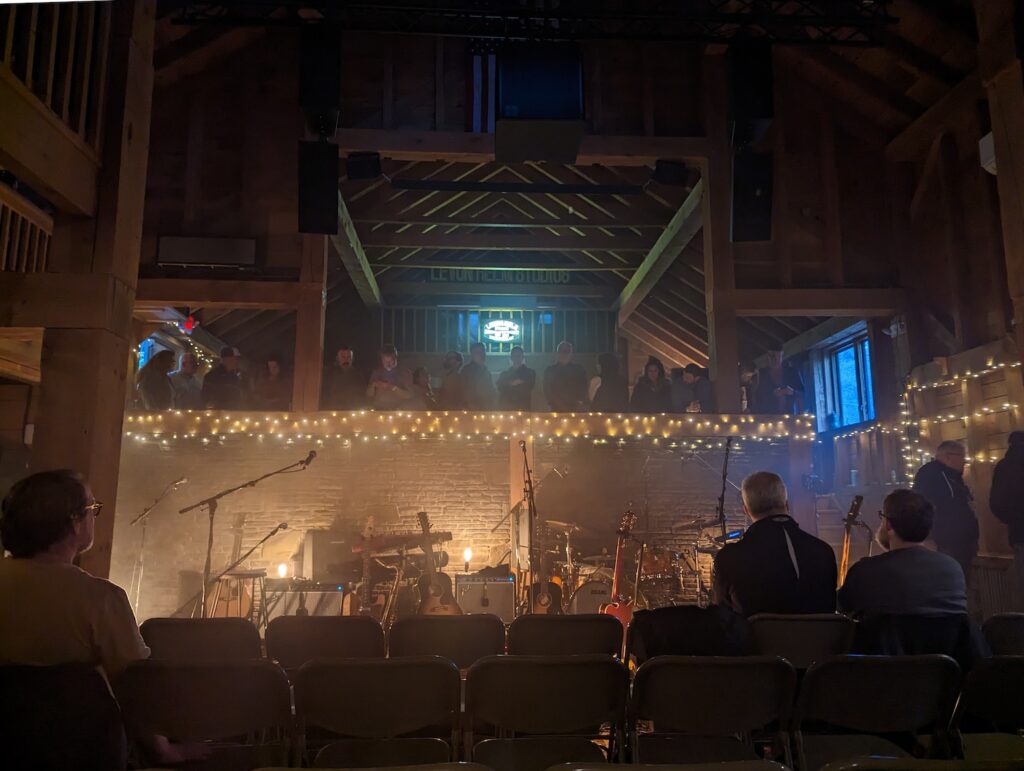 interior of Levon Helm Studios in Woodstock, NY