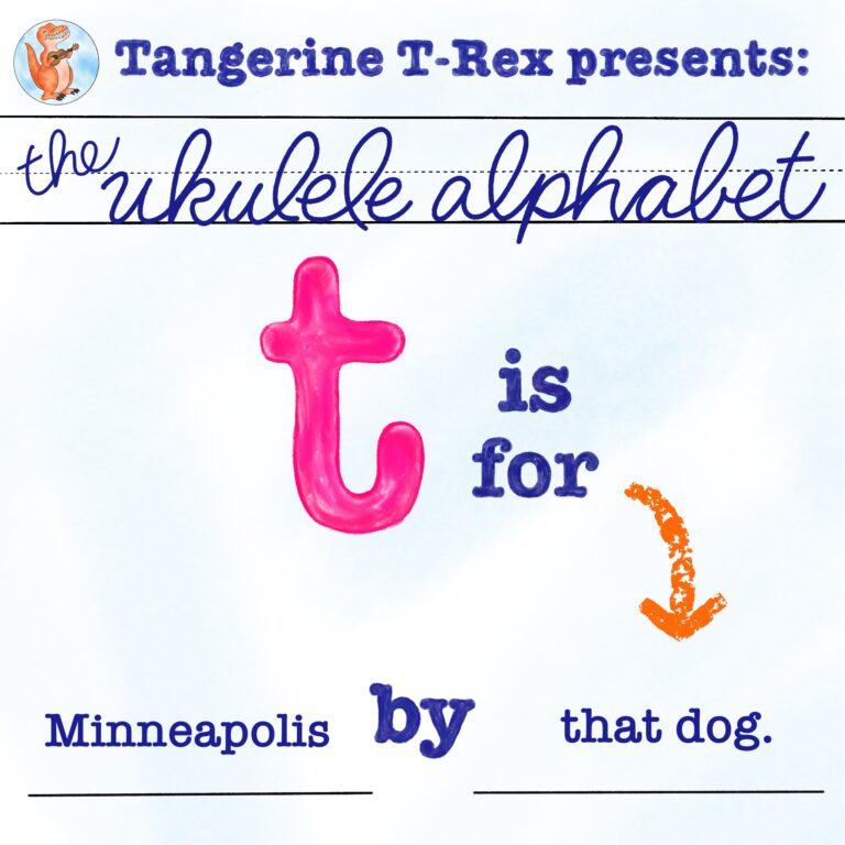 Ukulele Alphabet: Minneapolis by that dog.