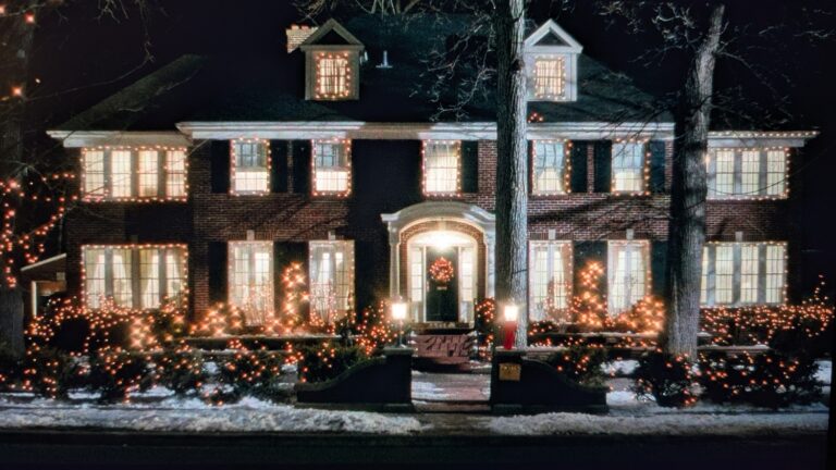 exterior of the Home Alone house