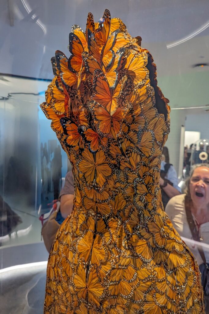 Alexander McQueen monarch butterfly dress