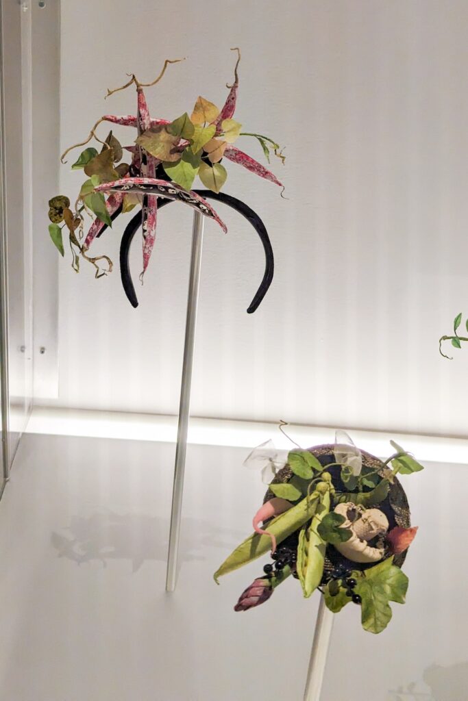 Met Museum Costume Institute Sleeping Beauties borlotti bean hat