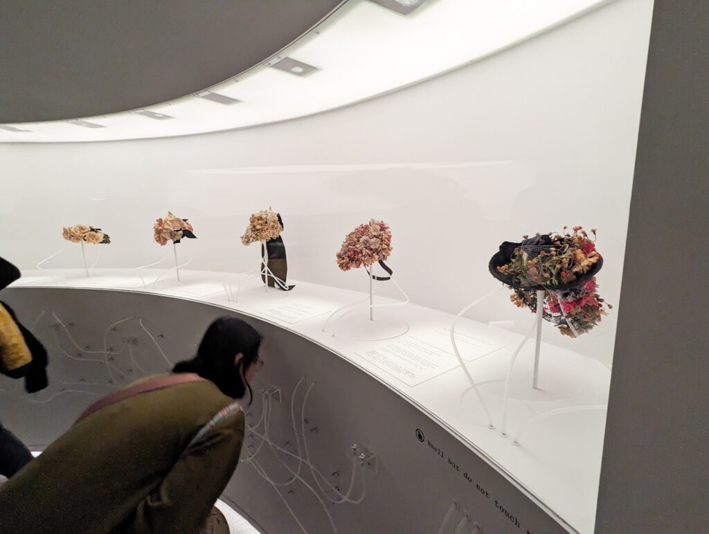 Met Museum Costume Institute Sleeping Beauties show - vignette of hats