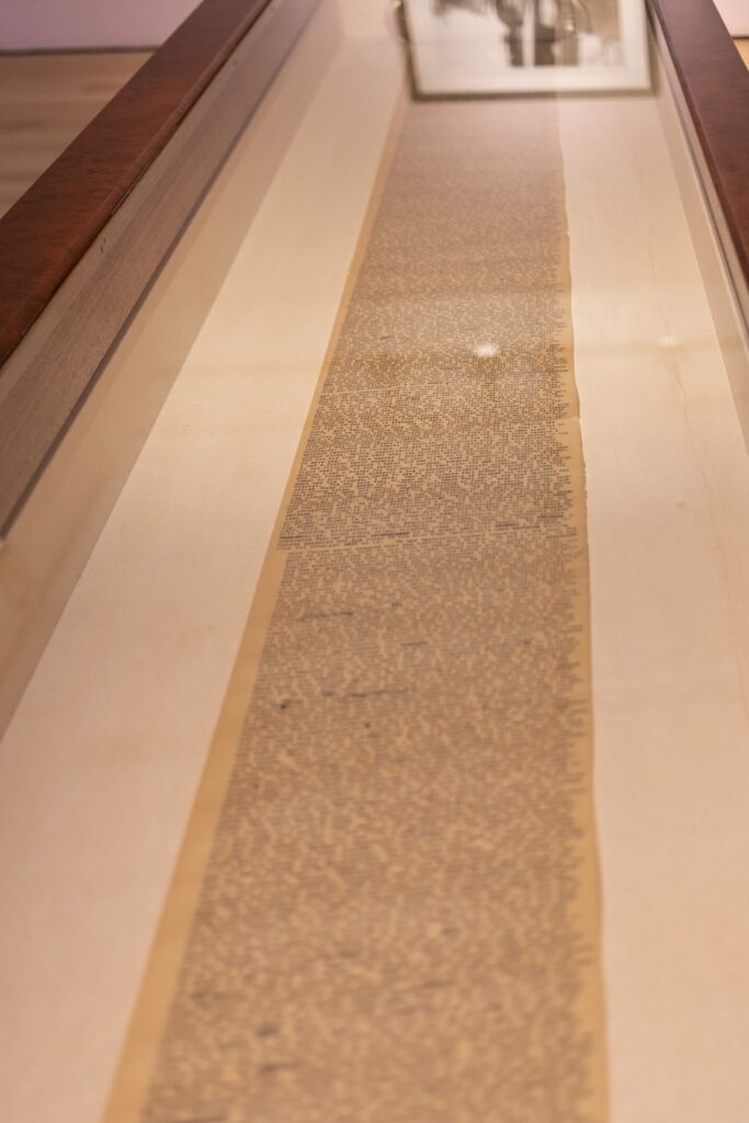 On the Road scroll manuscript by Jack Kerouac