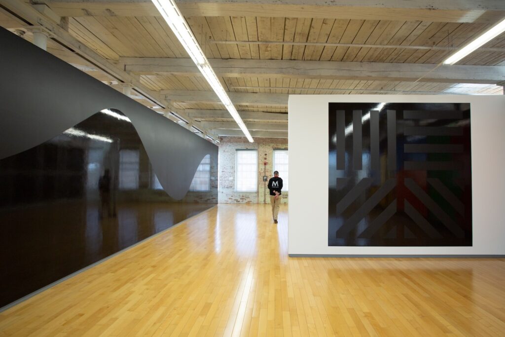 Sol Lewitt installation at MASS MoCA